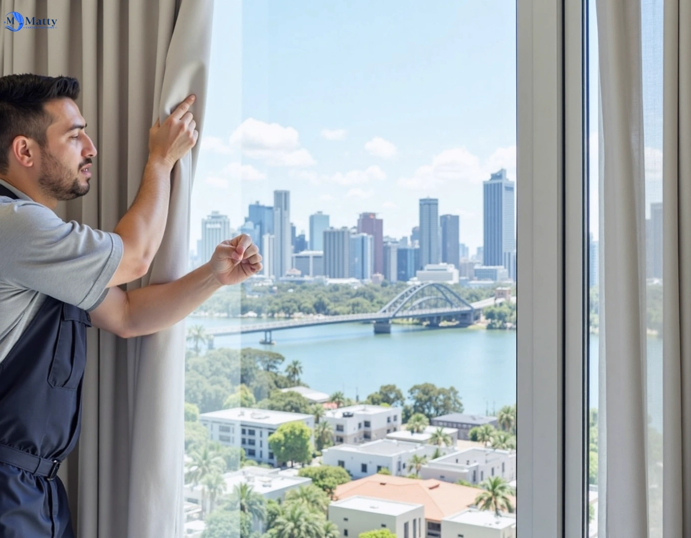 Professional curtain steam cleaning service millers-point-nsw QLD by Matty Curtain Cleaning